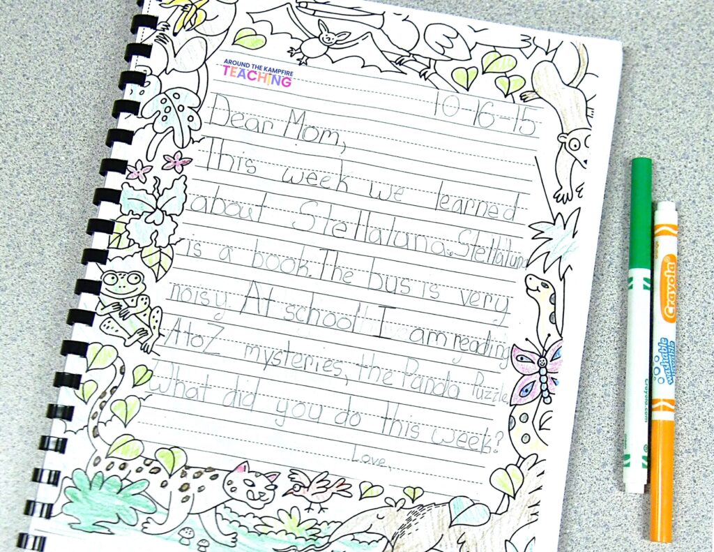 Example of a friendly letter.