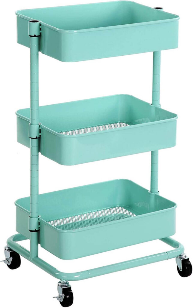 teal rolling cart for classroom wishlist from amazon. 