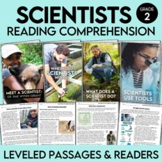 scientists reading passages