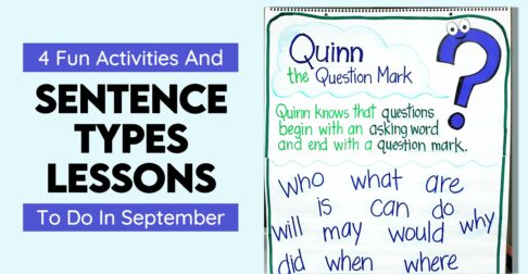 Sentence types activities for 2nd grade.