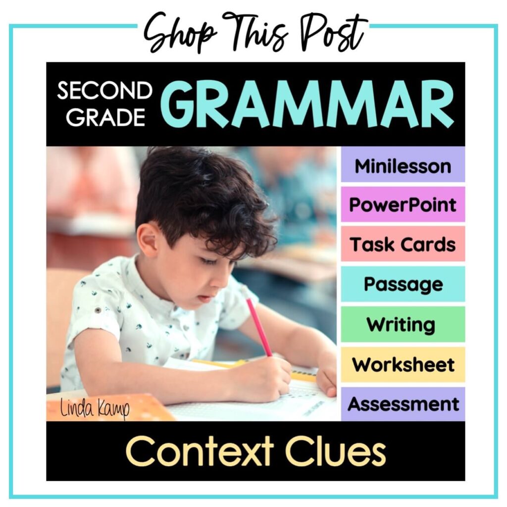 shop this post context clues
