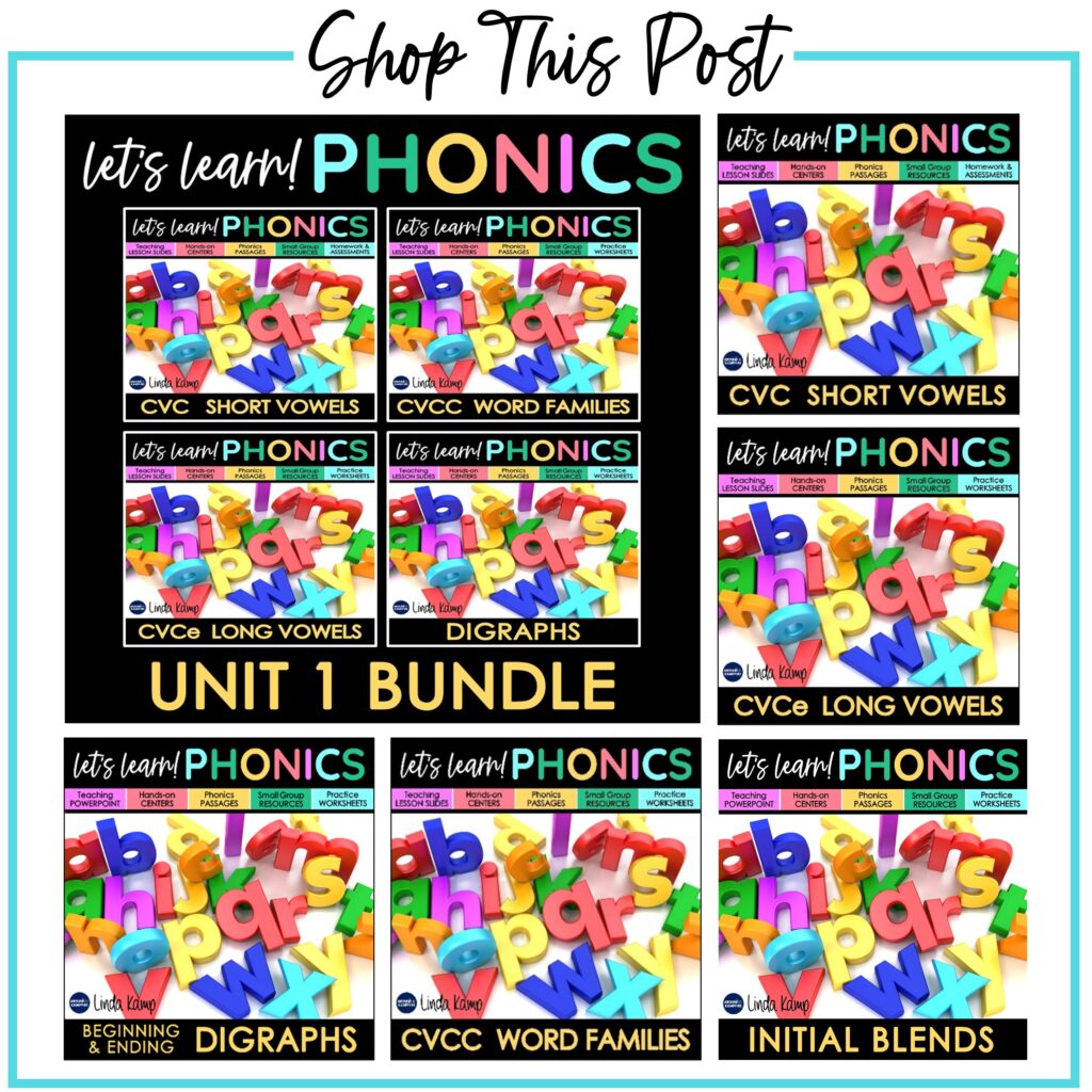 phonics teaching activities