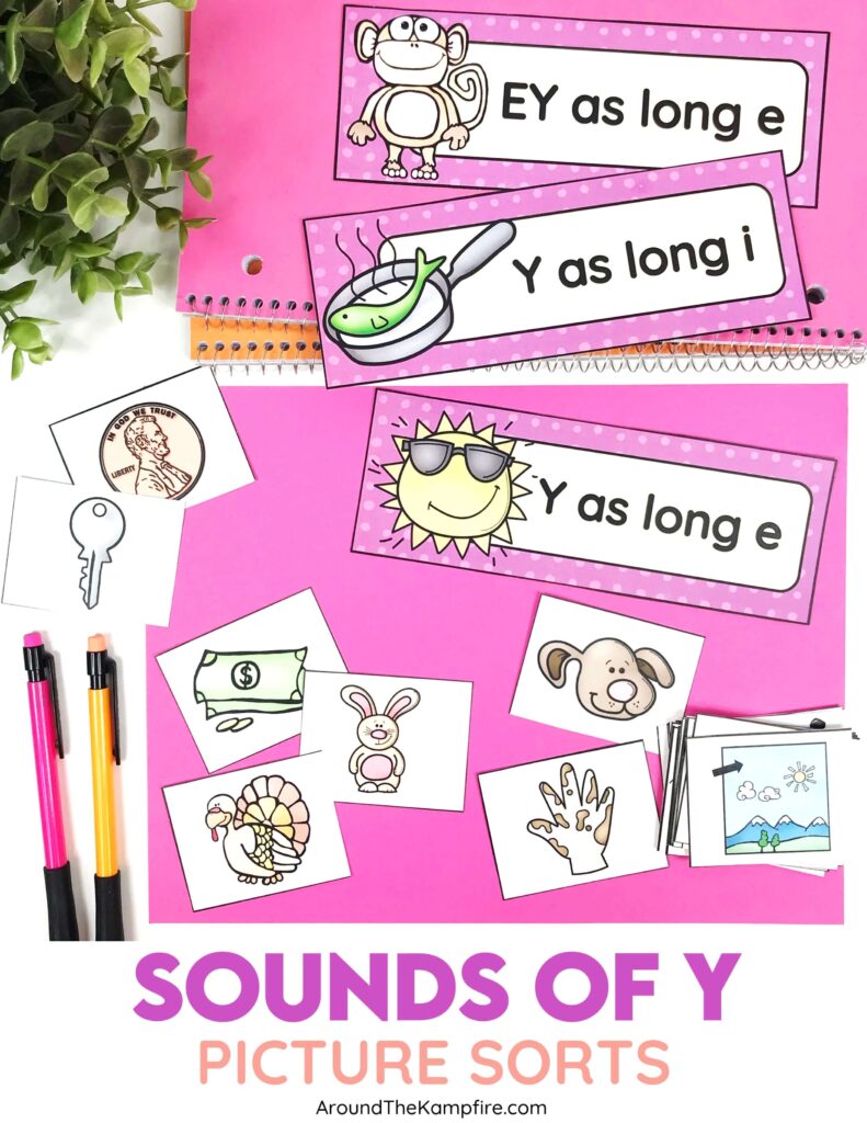 sounds of y picture sorts