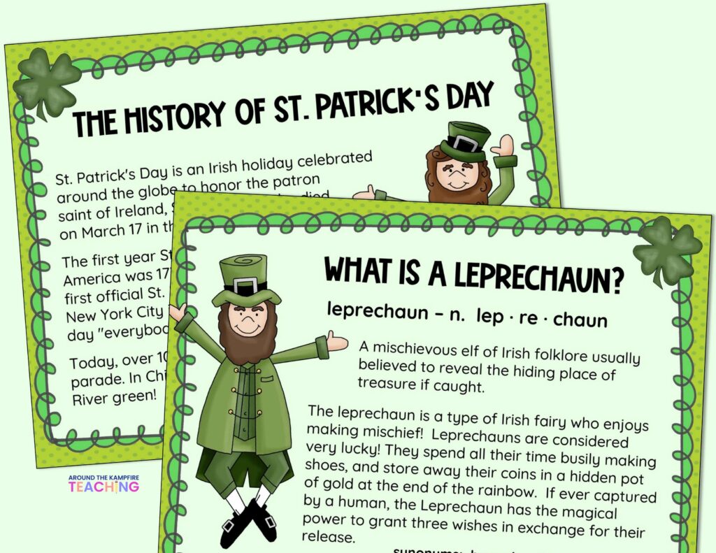 St. Patrick's Day activities