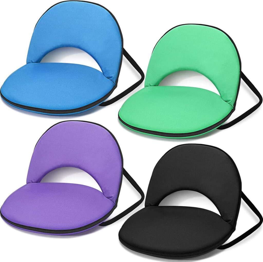 stadium seats.