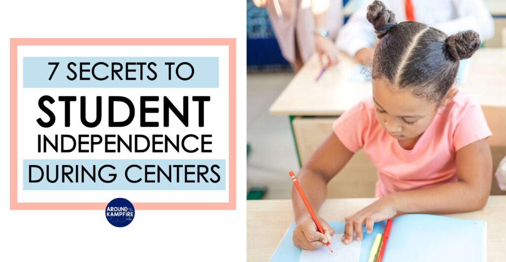 student engagement during centers article