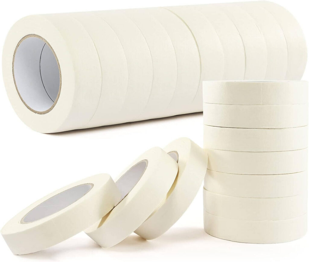 masking tape. 
