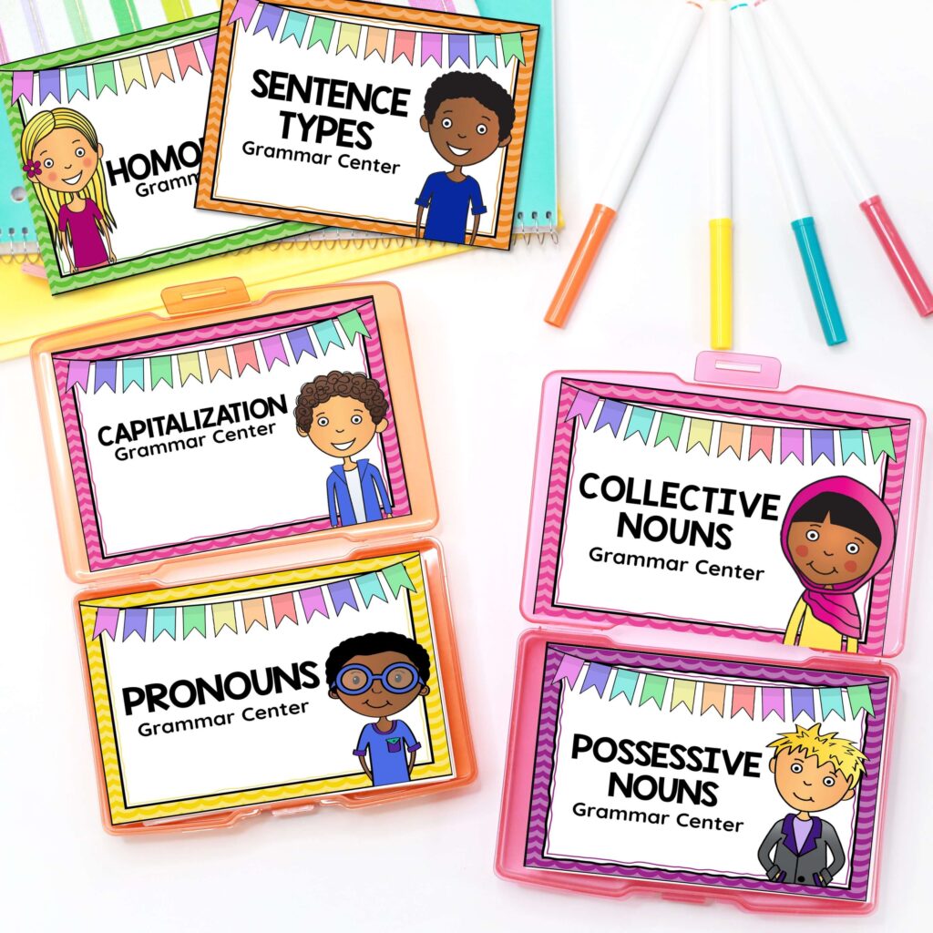task cards center