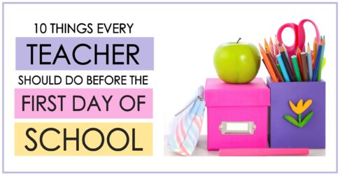 before first day to do list for teachers