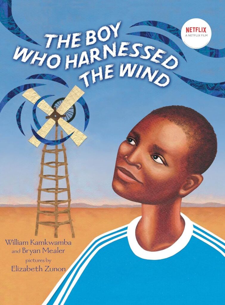 The Boy Who Harnessed the Wind book cover. 