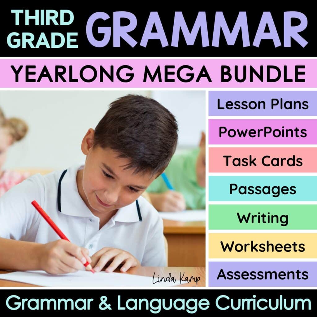 third grade grammar curriculum