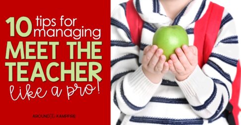 Tips for managing meet the teacher night.