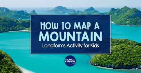 Topographic map landforms activity