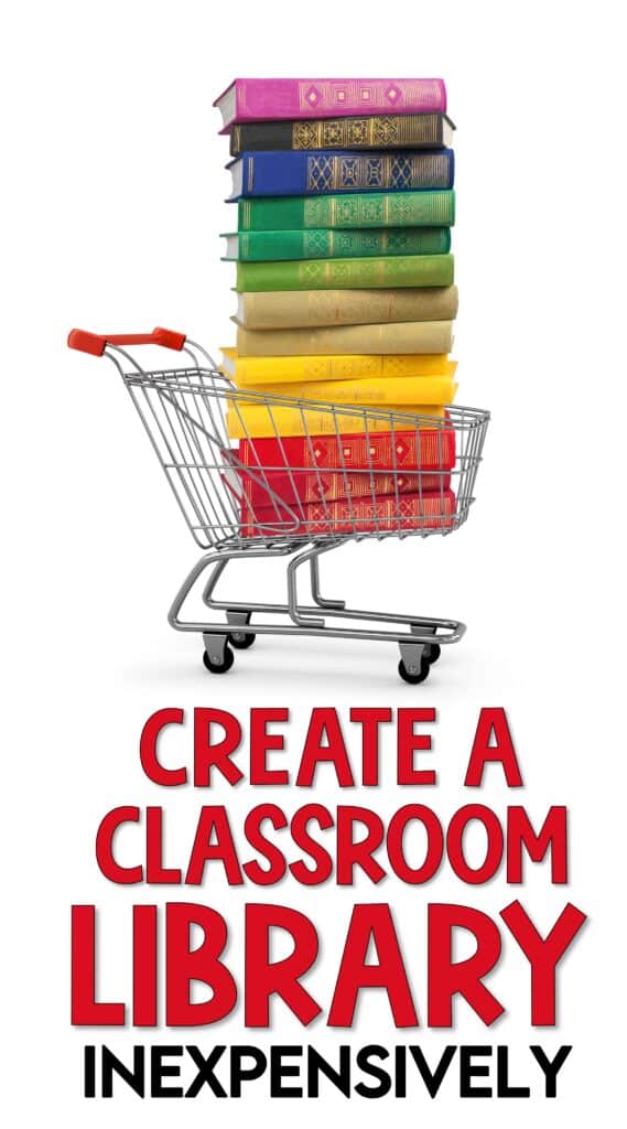 how to find cheap and free books for your classroom library pin for pinterest 