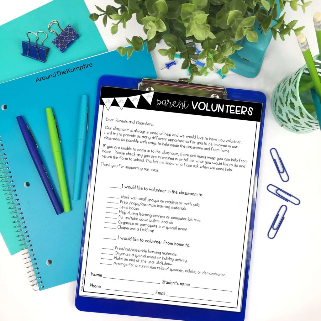 volunteer sign up form