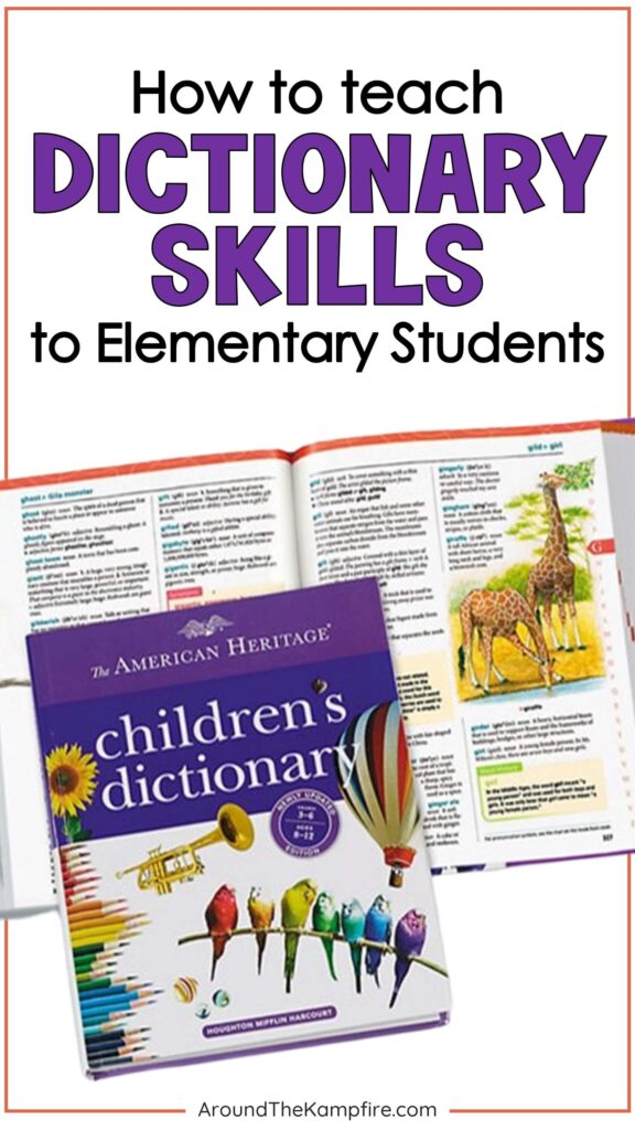 what are dictionary skills how to teach dictionary skills 1