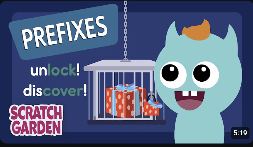 Prefixes video for 2nd graders. 