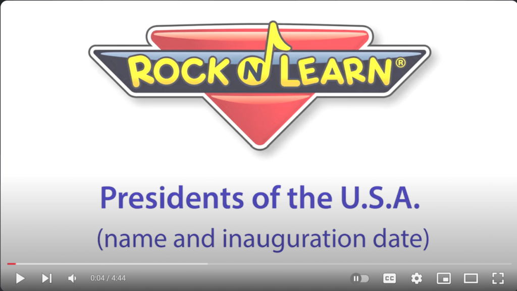Presidents Song Screenshot
