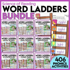 Phonics word ladders